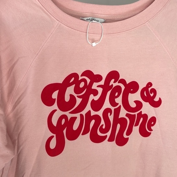 Wildfox M Coffee & Sunshine Statement Sweatshirt - Picture 8 of 8